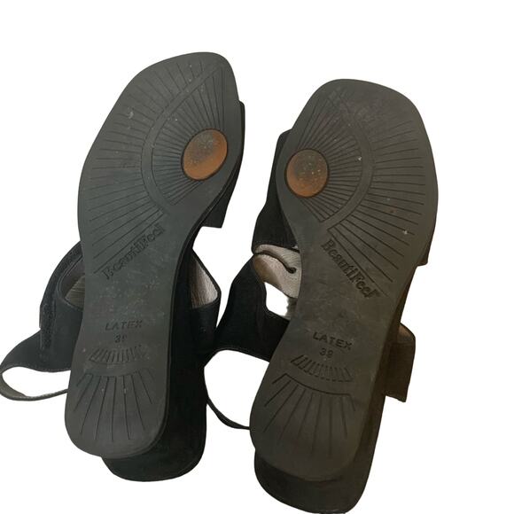 Beautifeet suede wedge sandals lack 39 - Picture 5 of 5